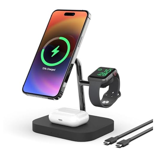 Boaraino Caricatore Wireless Compatibile con iPhone