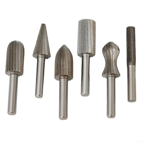 Set de 6 fresas de carburo para tallado fino, 6 mm miniatura 6