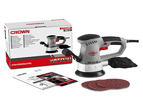 Crown CT13395 Eksantrik Zımpara Makinesi 450W 150 mm : Amazon.com