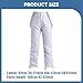 FytStycale Snowboard Pants Skiing Pants Baggy Thickened Warm Resistant Insulated Ripstop Lightweight Overalls Ski Bibs, L