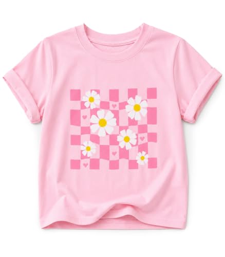 Image of Toddler Girls T-Shirt Short Sleeve Cartoon Graphic Tee 2-6T