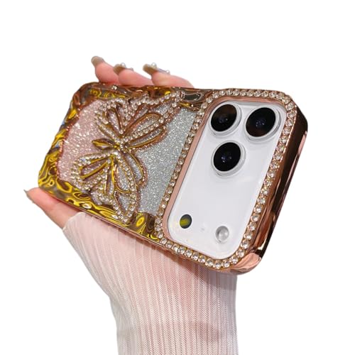 Coque iPhone 17 Pro Max papillon brillant le cadeau idéal pour femmes et filles