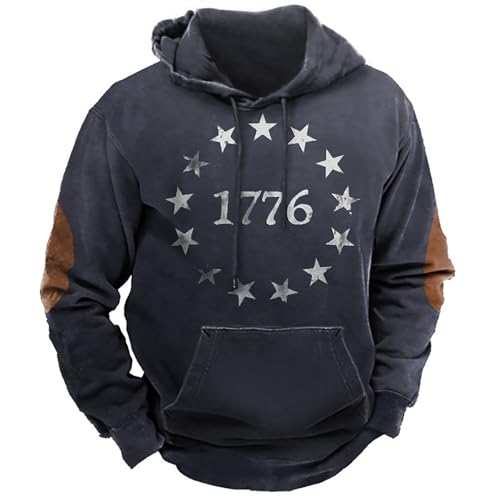 GOFULY Graphic Hoodies For Men Ethnic Floral​Print Oversized Sweatshirts Fall Long Sleeve Hoodies Pullover Winter Sweater2