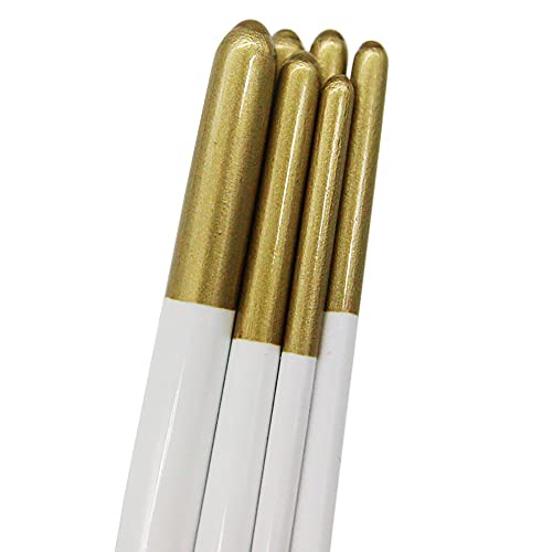 Jowoart Hot Single Item12 Pcs/Set Nylon Paint Brush Hair White Rod Multi-Function Brush Gouache Watercolor Oil Manicure Brush Set thumb #3