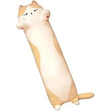 Hugging Pillow, Stuffed Animal, Cat, Cool Sensation, Cute, Cool to the Touch, Chewy, Fluffy, Summer, Cool, Comfortable Body Pillow, Antibacterial, Odor Resistant, Mens, Cute, Comfortable Sleep