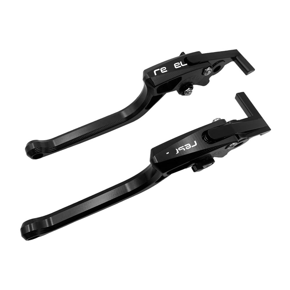 Dxfxdfhddr Black Motorcycle Clutch Brake Lever Motorcycle Cnc Adjustable Folding Brake Clutch Levers Retractable Handle For Ho&Nda Rebel Cmx300 Cmx500 2017-2024