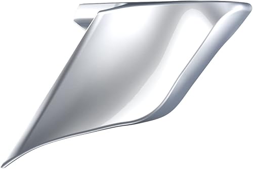 Miniatura 5 de Advanblack Barracuda - Cubiertas laterales estiradas plateadas (brillantes), paneles extendidos para Harley Touring Street Glide Road Glide Electra