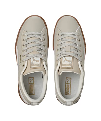 Image of Puma Womens Mayze LTH WN's Putty-Pristine-Team Gold Sneaker - 3 UK (38198312)