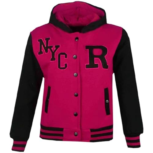 Veste Varsity B.B Fox blouson enfant américain rose et noir mode NYC
