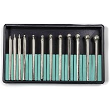 Diamond Coated Cutting Burrs Set Assorted Rotary Tools 12pc 150 Grit
