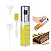 Spray Aceite Cocina，aceite Para la Cocina,Pulverizador，Spray Oliva Aceite,Pinceles 1 Embudo para Barbacoa,Asar,Hornear,Ensalada-100ml
