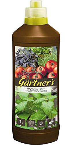 Kräuterdünger Gärtner’s Bio Dünger für Kräuter + Tomaten 1 Liter