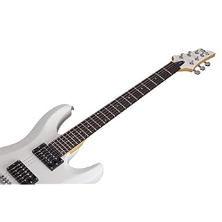 Schecter 432 C-6 Deluxe Guitare électrique à corps solide Blanc satiné - Les Beatles, Paul McCartney, John Lennon, RIngo Starr, George Harrison Schecter 432 C-6 Deluxe Guitare électrique à corps solide Blanc satiné – Image 3