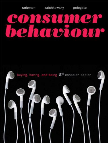 Consumer Behaviour: Buying, Having, and Being, Fifth Canadian Edition with MyMarketingLab (5th Edition)