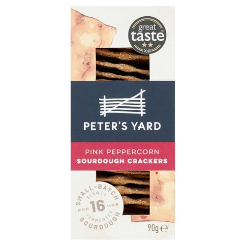 Peter's Yard Sourdough Crispbread Pink Peppercorn, 90 g