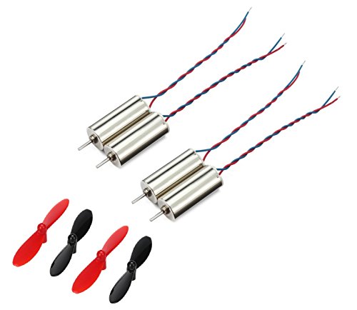 Image of INVENTO 4Pcs DC 3.7V 8520 8.5x20mm Micro Coreless Motor With 4Pcs 55mm Propeller High Speed Mini Drones