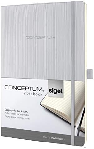 SIGEL CO311 Premium Notebook lined, A4, softcover, black - Conceptum