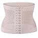 Zzalalana Waist Trainer for Women Short Torso Hollow Breathable Waist Cincher for Corset Shapewear Tummy Control Body Shaper Khaki