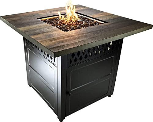 Dualheat By Endless Summer, The Harris, 38" Square Propane Gas Outdoor Fire Pit/Patio Heater #TOP17