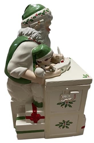 Lenox Santa Workbench Cookie Jar #TOP27