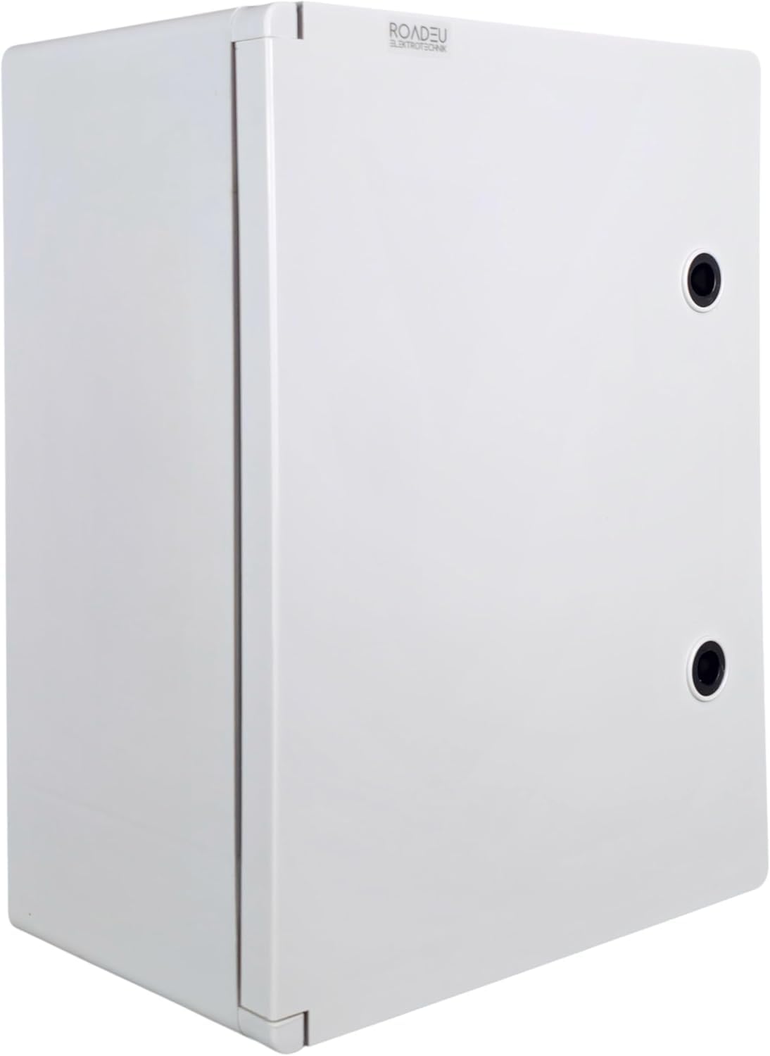 RoadEu – Caja de distribución mural IP65 400x500x245mm – Armario eléctrico estanco con cierre, prensaestopas, guía DIN y placa metálica – Para instalaciones técnicas y exteriores