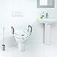RIDDER Assistent A0072001 Toilettensitzerhöhung, WC-Sitzerhöhung mit Griffen, ca. 10 cm, weiß