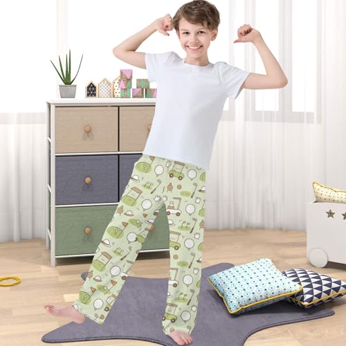 Boy's Pants Golf Characters Jogger Pants Elastic Waist Long Bottoms Trousers with Pockets 6-14 Years4