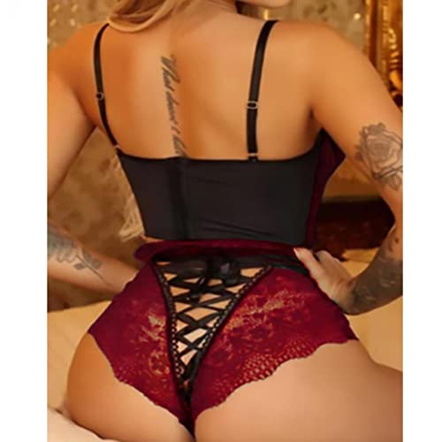 callmo Sexy Dessous Damen Für Sexy BH Dessous Damen Spitzen Bra Erotische Bralette Reizwäsche Dessous für Frauen Spitze… – Bild 4