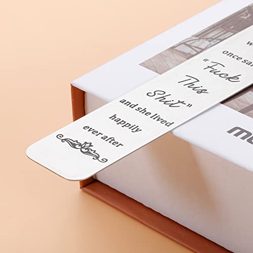 Funny Bookmark Gifts For Women Birthday Christmas Gifts Divorce Retirement Inspirational Gifts For Female Coworker Boss Lady Novelty Gifts Graduation Bookmark For Sister Girls Daughter Her Women #TOP4