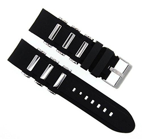 26 MM SILICONE RUBBER DIVER BAND STRAP