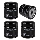 DIPEAK 4 Pcs Oil Filters, Hydraulic Filter Replacement for Hydro-Gear 52114, Toro 109‑3321, Ariens