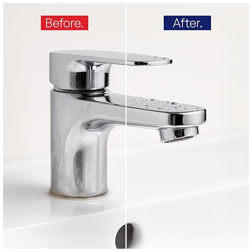 Image of A-Zi Clean Tap & Shower Cleaner 300ml - Powerful Limescale & Hard Water Stain Remover for Taps, Faucets, Showerheads, Sinks, Bathtubs - Fast Action & Streak-Free Shine