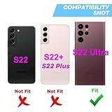 PHONSUN Back Battery Door Cover Adhesive Tape for Samsung Galaxy S22 Ultra SM-S908U S908U1 S908 (Pack of 2) - Image 4