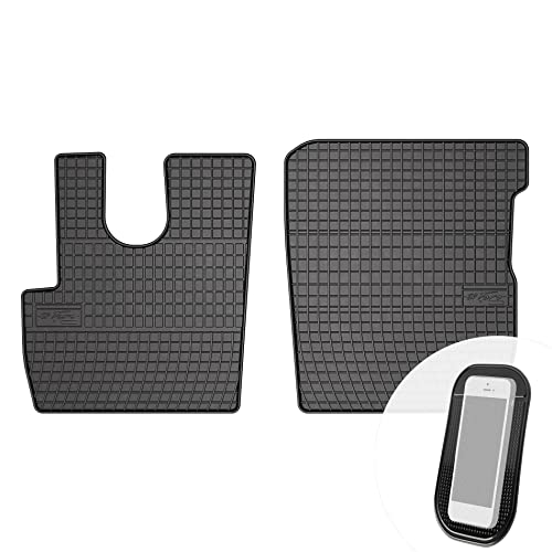 Moto-Moltico - Alfombrillas de goma para coche (2 piezas, compatibles con DAF CF 106 Euro 6 a partir de 2012)