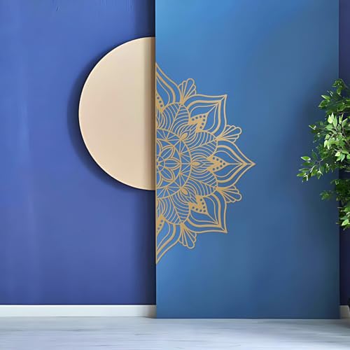 Resama Large Metal Mandala Wall Art Gold