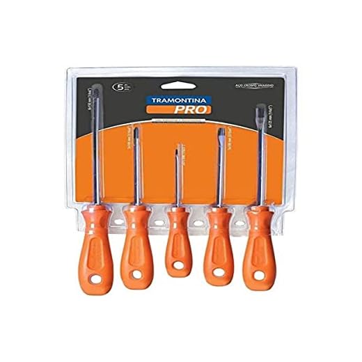 Jogo de chaves de fenda 5 peças