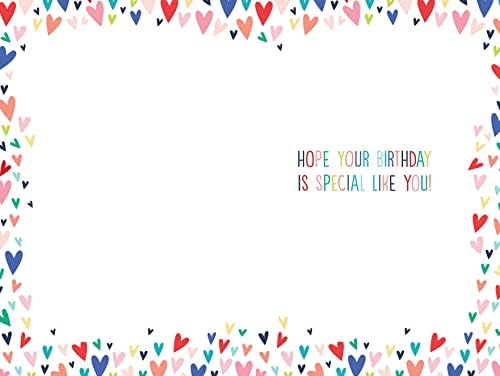 Daughter Birthday Card Humorous Funny Adult with Lovely Words - Size 6" X 9"