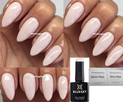 Bluesky Gel Nail Polish PASTEL BLOSSOM PALE PINK BP17 UV LED Soak Off 10ml (Requires Drying under UV/LED Lamp)