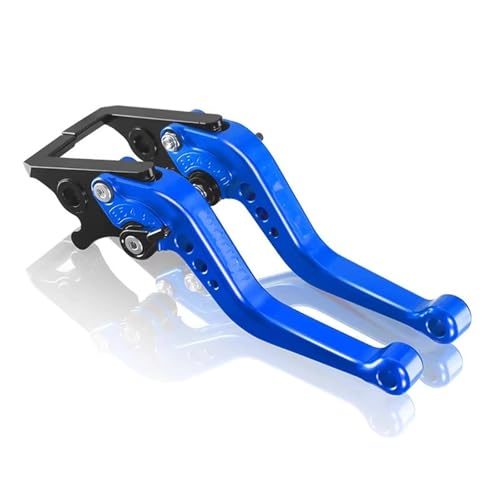 Levier frein moto court réglable ZX6R ZX10R levier embrayage bleu