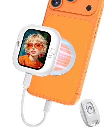 Gisotu 2026 Patented Mini Wired Selfie Monitor Screen for iPhone & Android - image 1