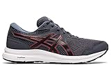 ASICS Men's Gel-Contend 7 Running Shoes, 11, Carrier Grey/Classic RED