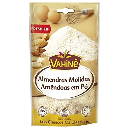VAHINÉ - Pastelería - Almendras Molidas- Para Cremas Frangipanes, Masas de Tartas, Macarrones, y Bizcochos - 125g