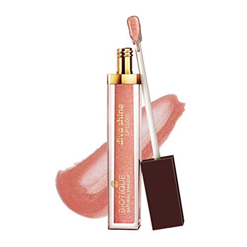 Image of Biotique Natural Makeup Diva Shine Lip Gloss, Summer Cocktail Brown