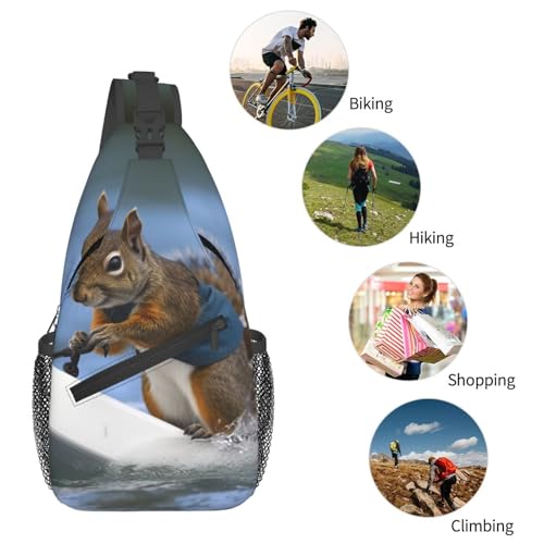 Bolso tipo bandolera cruzado negro para adultos miniatura 6