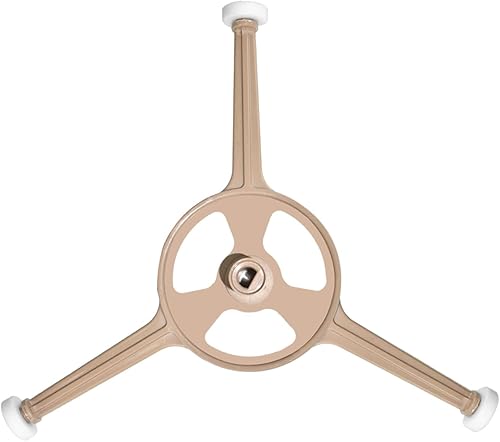 SDTC Tech Bandeja giratoria para horno de microondas, soporte giratorio de triple brazo con ruedas de rodillo de 0.630 in para horno de microondas