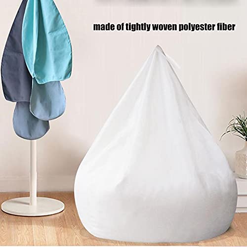 Kisoy Giant Inner Liners For Bean Bag Chairs - [No Beans], With Long Zipper And Easy Replace And Clean Premium Soft Polyester Sack Bean Bag Cover Liner #TOP5
