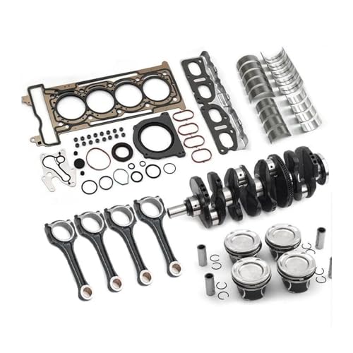 Image of Crankshaft Con Rods Gasket Seals Kit Fit For Mercedes M270 W176 C117 W242 W246 CLA250 2.0T .920 Cylinder Piston Kit Assy