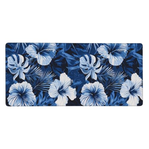 Tapis de souris de jeu avec base en caoutchouc et bords cousus renforcés