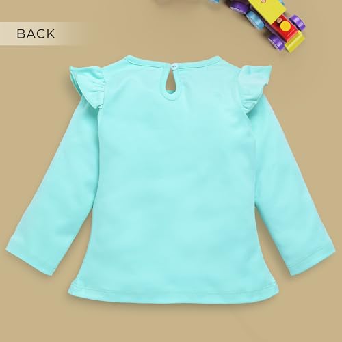 Image of LuvLap Baby Girls 100% Cotton Full Sleeve Girls Top, Pack of 02