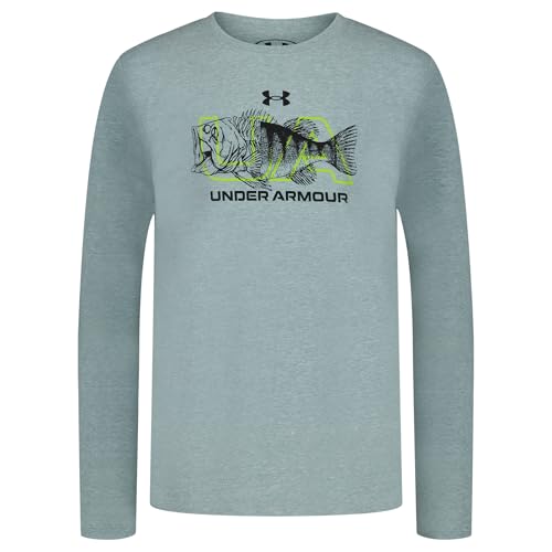 Image of Under Armour Boys' Long Sleeve Graphic T-Shirt, Lightweight & Breathable, Outdoor Collection